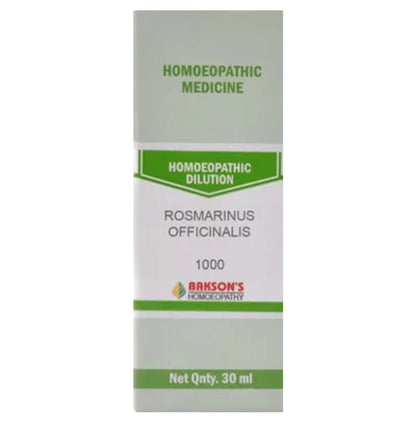 Bakson's Homeopathy Rosmarinus Officinalis Dilution 1000 CH - Classic Derma