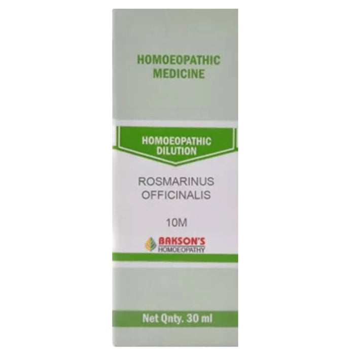 Bakson's Homeopathy Rosmarinus Officinalis Dilution 10M - Classic Derma