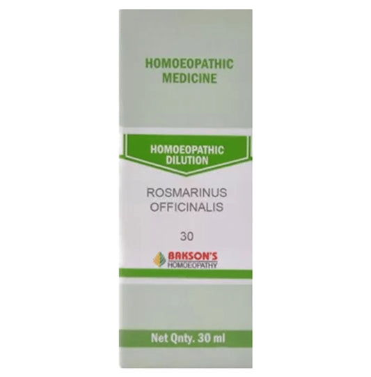 Bakson's Homeopathy Rosmarinus Officinalis Dilution 30 CH - Classic Derma