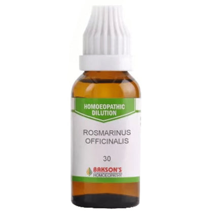 Bakson's Homeopathy Rosmarinus Officinalis Dilution 30 CH