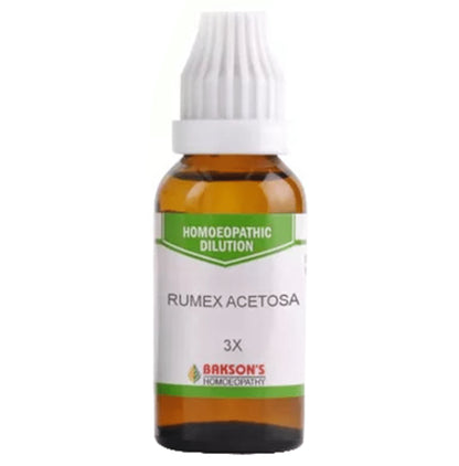 Bakson's Homeopathy Rumex Acetosa Dilution 3X
