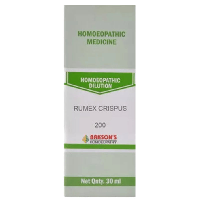 Bakson's Homeopathy Rumex Crispus Dilution 200 - Classic Derma