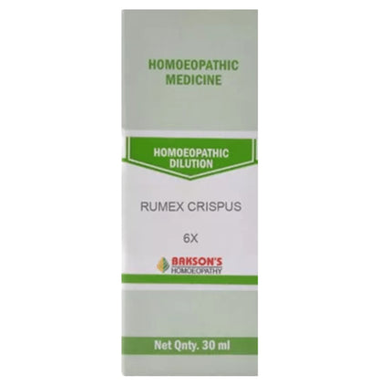 Bakson's Homeopathy Rumex Crispus Dilution 6X - Classic Derma