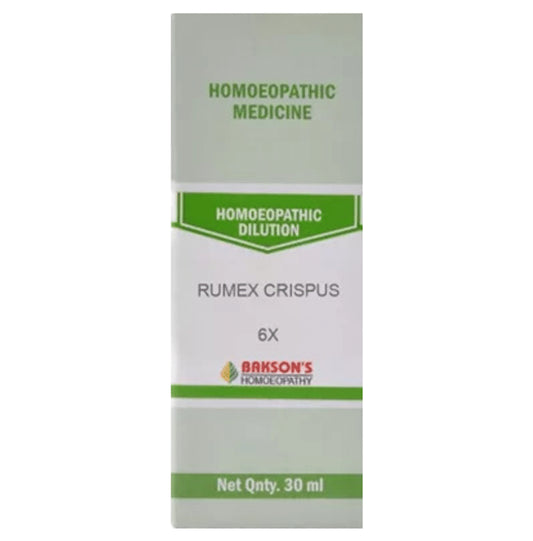 Bakson's Homeopathy Rumex Crispus Dilution 6X - Classic Derma