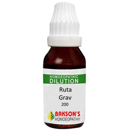 Bakson's Homeopathy Ruta Grav Dilution 200 CH - Classic Derma