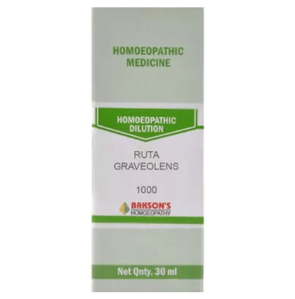 Bakson's Homeopathy Ruta Graveolens Dilution 1000 CH - Classic Derma