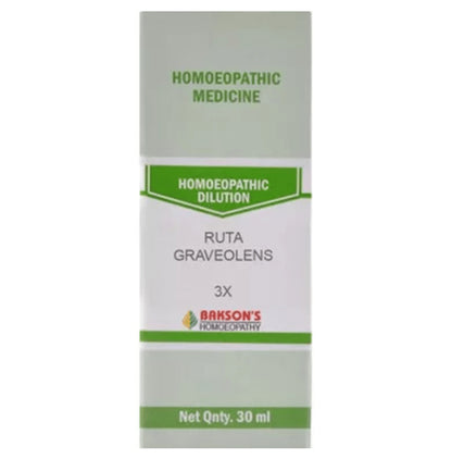Bakson's Homeopathy Ruta Graveolens Dilution 3X - Classic Derma