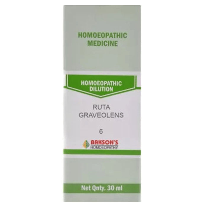 Bakson's Homeopathy Ruta Graveolens Dilution 6 - Classic Derma