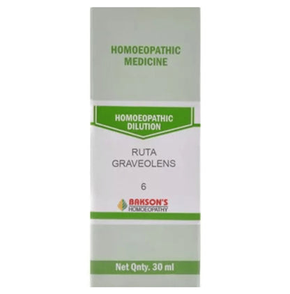 Bakson's Homeopathy Ruta Graveolens Dilution 6 - Classic Derma