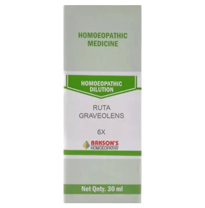 Bakson's Homeopathy Ruta Graveolens Dilution 6X - Classic Derma