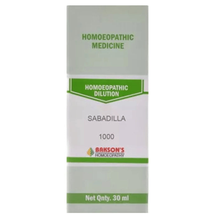 Bakson's Homeopathy Sabadilla Dilution 1000 CH - Classic Derma