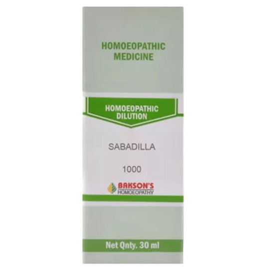 Bakson's Homeopathy Sabadilla Dilution 1000 CH - Classic Derma