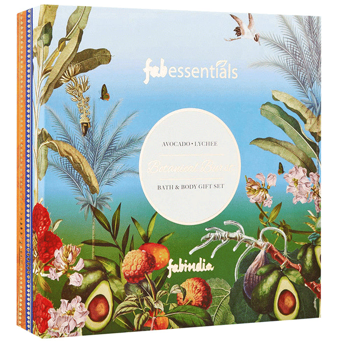 Fabessentials Avocado Lychee Botanical Burst Bath & Body Gift Set - Classic Derma