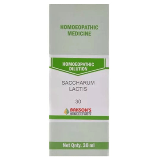 Bakson's Homeopathy Saccharum Lactis Dilution 30 - Classic Derma