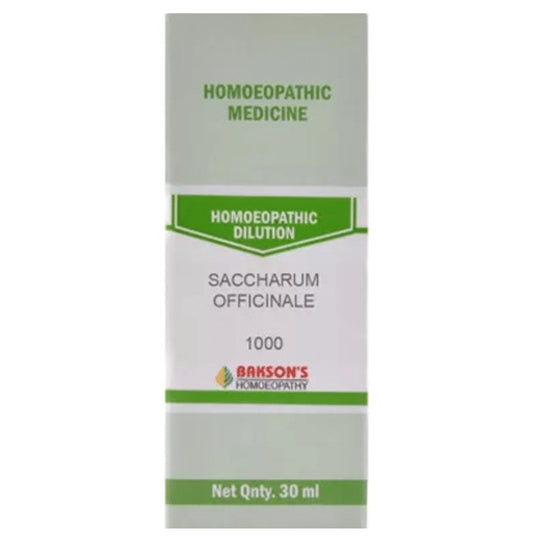 Bakson's Homeopathy Saccharum Officinale Dilution 1000 CH - Classic Derma