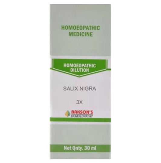 Bakson's Homeopathy Salix Nigra Dilution 3X - Classic Derma