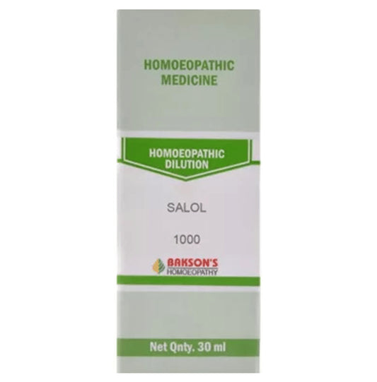 Bakson's Homeopathy Salol Dilution 1000 CH - Classic Derma