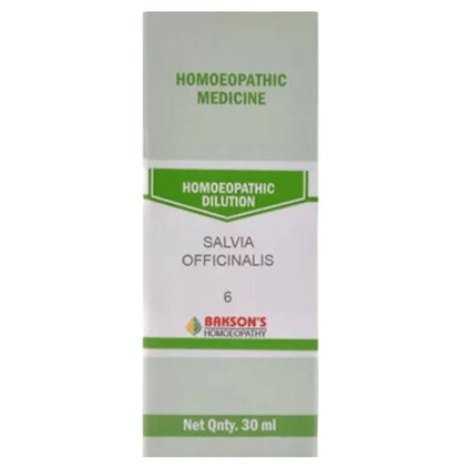 Bakson's Homeopathy Salvia Officinalis Dilution 6 - Classic Derma