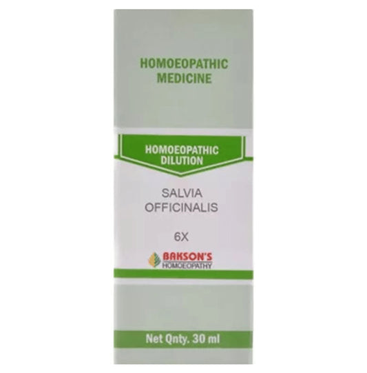 Bakson's Homeopathy Salvia Officinalis Dilution 6X - Classic Derma