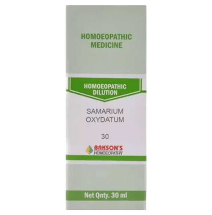Bakson's Homeopathy Samarium Oxydatum Dilution 30 - Classic Derma