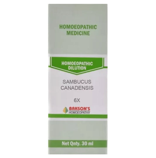 Bakson's Homeopathy Sambucus Canadensis Dilution 6X - Classic Derma