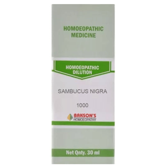 Bakson's Homeopathy Sambucus Nigra Dilution 1000 CH - Classic Derma