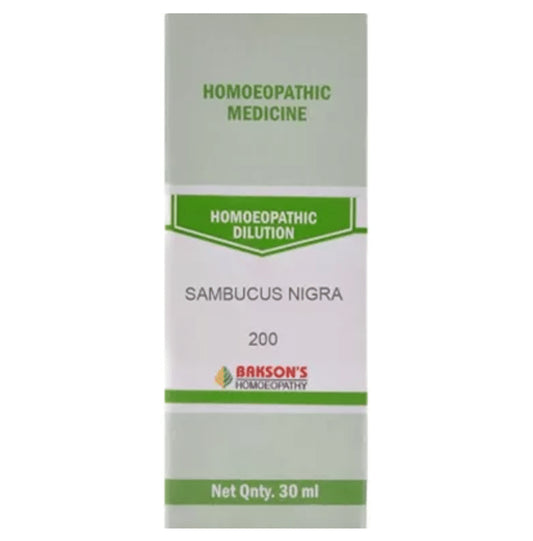 Bakson's Homeopathy Sambucus Nigra Dilution 200 - Classic Derma