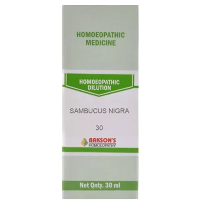 Bakson's Homeopathy Sambucus Nigra Dilution 30 - Classic Derma
