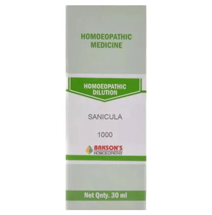 Bakson's Homeopathy Sanicula Dilution 1000 CH - Classic Derma