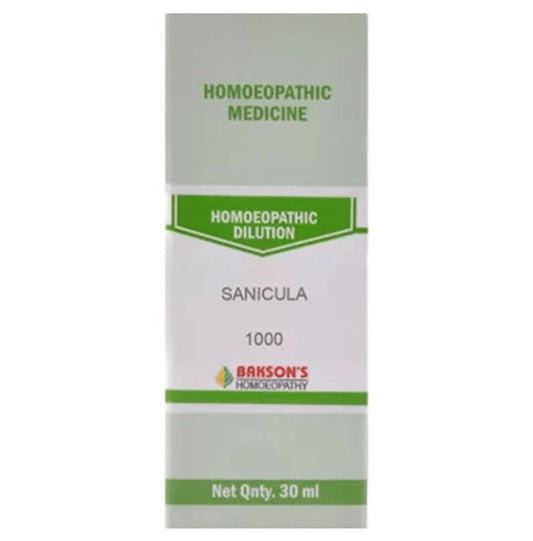 Bakson's Homeopathy Sanicula Dilution 1000 CH - Classic Derma