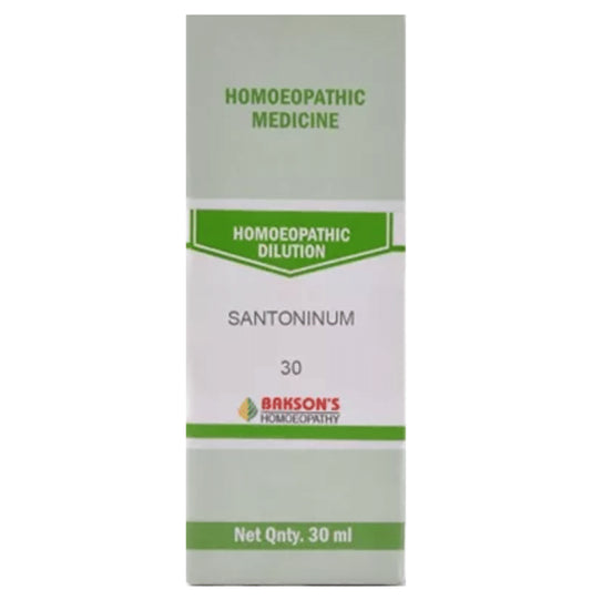 Bakson's Homeopathy Santoninum Dilution 30 - Classic Derma