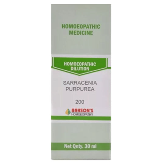 Bakson's Homeopathy Sarracenia Purpurea Dilution 200 - Classic Derma