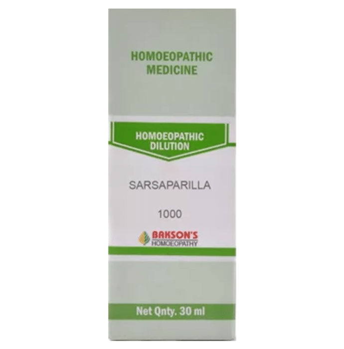 Bakson's Homeopathy Sarsaparilla Dilution 1000 CH - Classic Derma