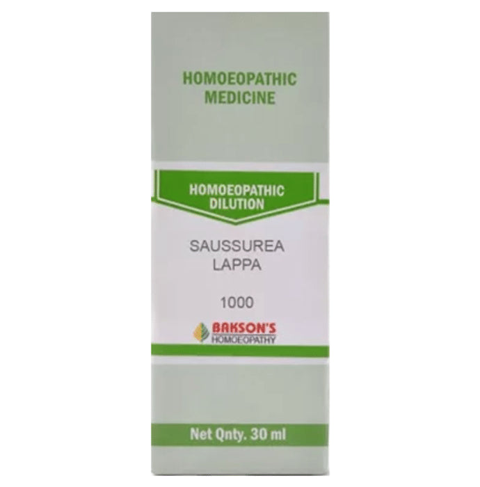 Bakson's Homeopathy Saussurea Lappa Dilution 1000 CH - Classic Derma