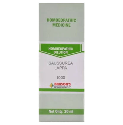 Bakson's Homeopathy Saussurea Lappa Dilution 1000 CH - Classic Derma