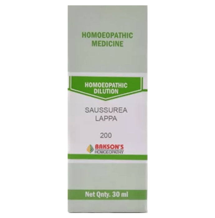 Bakson's Homeopathy Saussurea Lappa Dilution 200 - Classic Derma