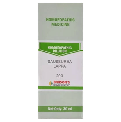 Bakson's Homeopathy Saussurea Lappa Dilution 200 - Classic Derma