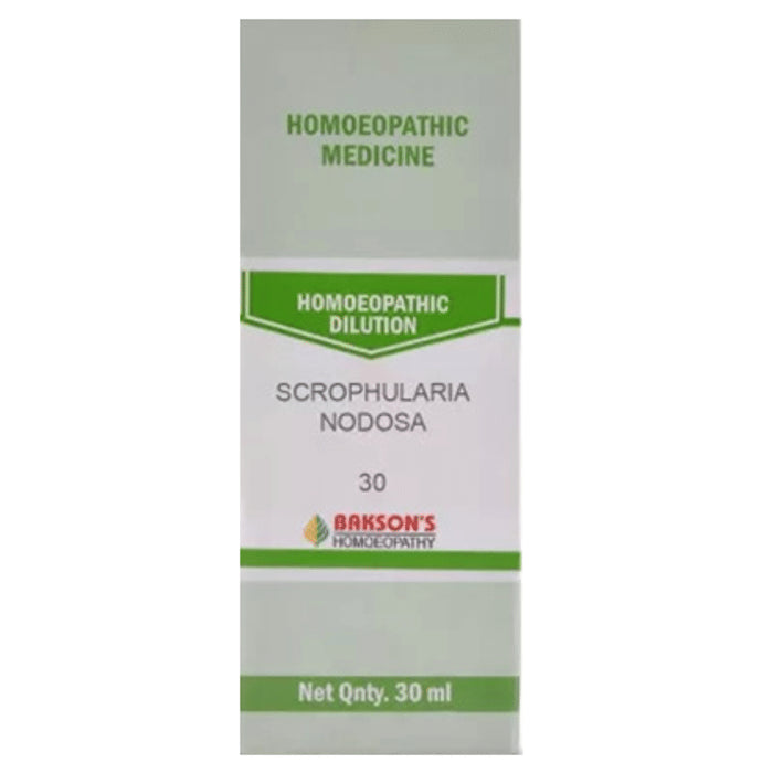 Bakson's Homeopathy Scrophularia Nodosa Dilution 30 - Classic Derma