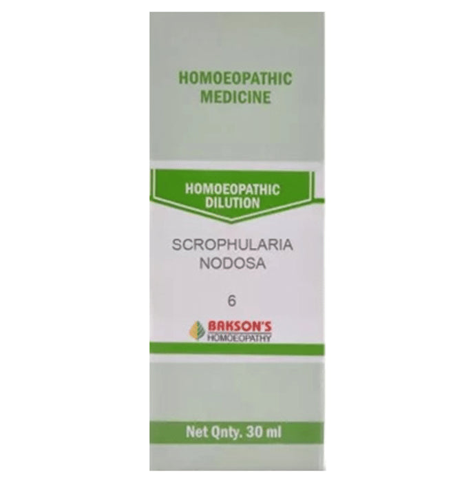 Bakson's Homeopathy Scrophularia Nodosa Dilution 6 - Classic Derma