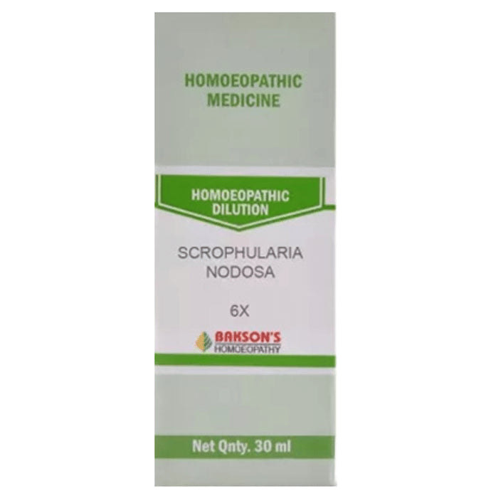 Bakson's Homeopathy Scrophularia Nodosa Dilution 6X - Classic Derma