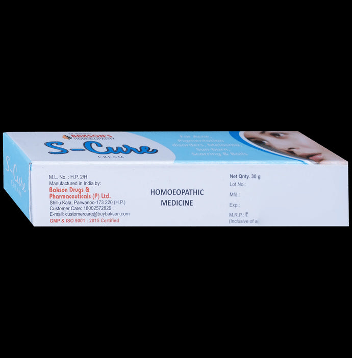 Bakson's Homeopathy S-Cure Cream