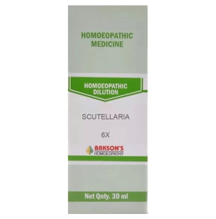 Bakson's Homeopathy Scutellaria Dilution 6X - Classic Derma