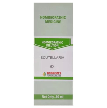Bakson's Homeopathy Scutellaria Dilution 6X - Classic Derma