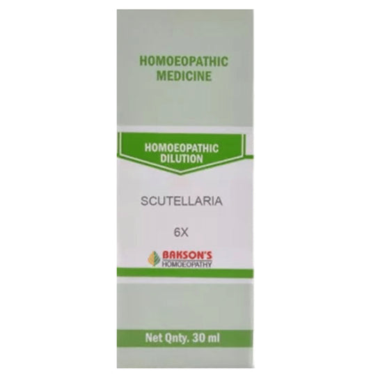 Bakson's Homeopathy Scutellaria Dilution 6X - Classic Derma