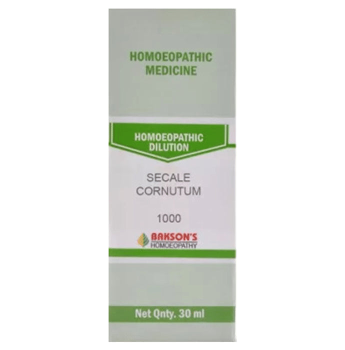 Bakson's Homeopathy Secale Cornutum Dilution 1000 CH - Classic Derma
