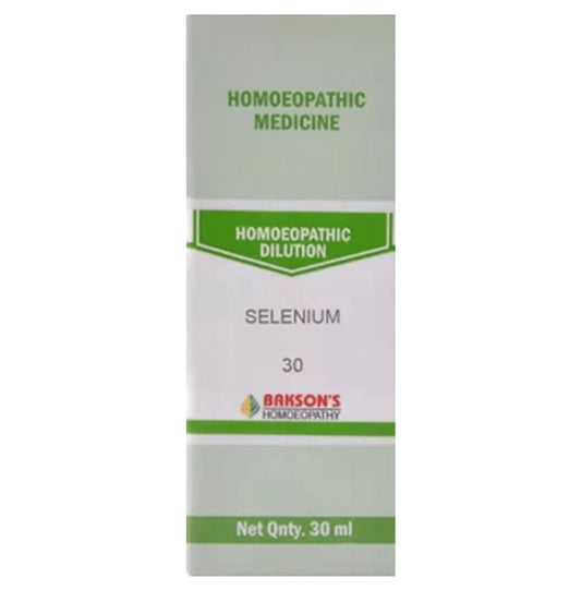 Bakson's Homeopathy Selenium Dilution 30 CH - Classic Derma