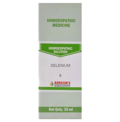 Bakson's Homeopathy Selenium Dilution 6 CH - Classic Derma