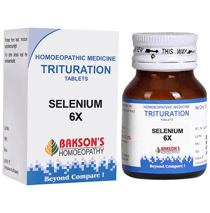 Bakson's Homeopathy Selenium Trituration Tablet 6X - Classic Derma