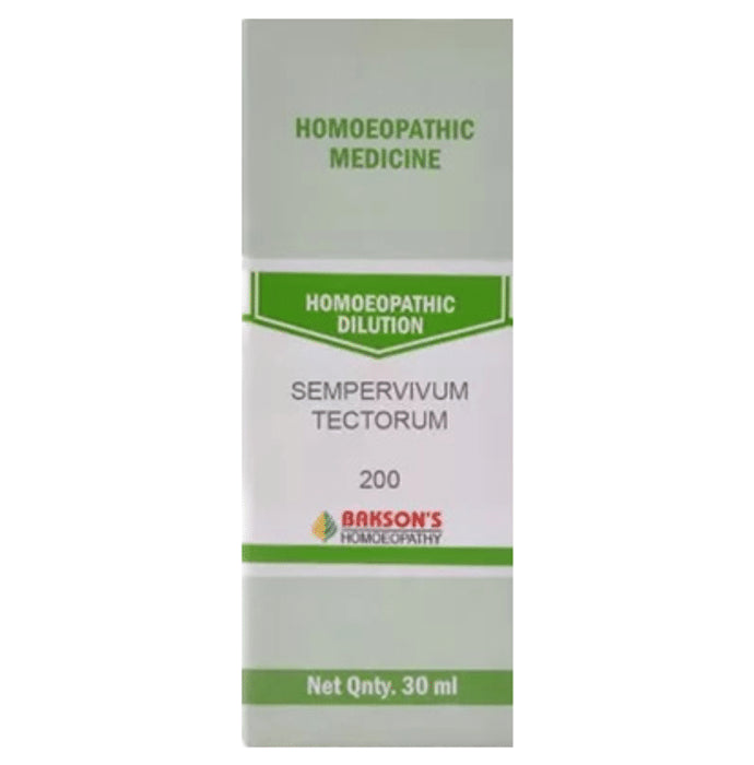 Bakson's Homeopathy Sempervivum Tectorum Dilution 200 - Classic Derma