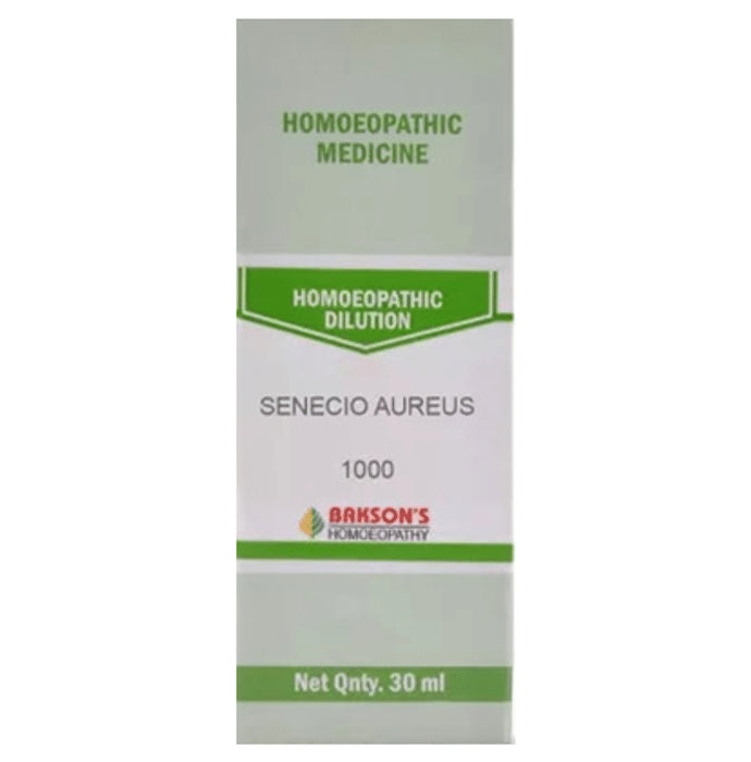 Bakson's Homeopathy Senecio Aureus Dilution 1000 CH - Classic Derma